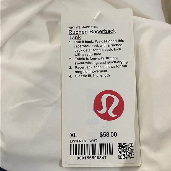 Lululemon - Ruched Racerback Tank - NWT - Picture 6 of 7